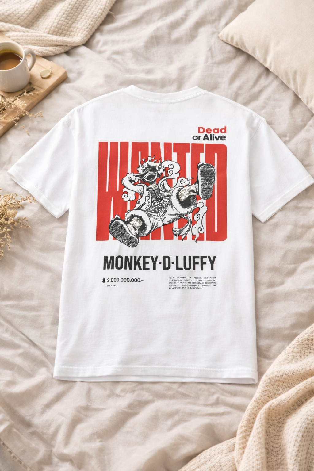 Anime Wanted T Shirt | Anime King Graphic Streetwear Tee | Unisex Anime Clothing