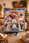 Anime Crew Woven Blanket Adventure Crew Cozy Throw