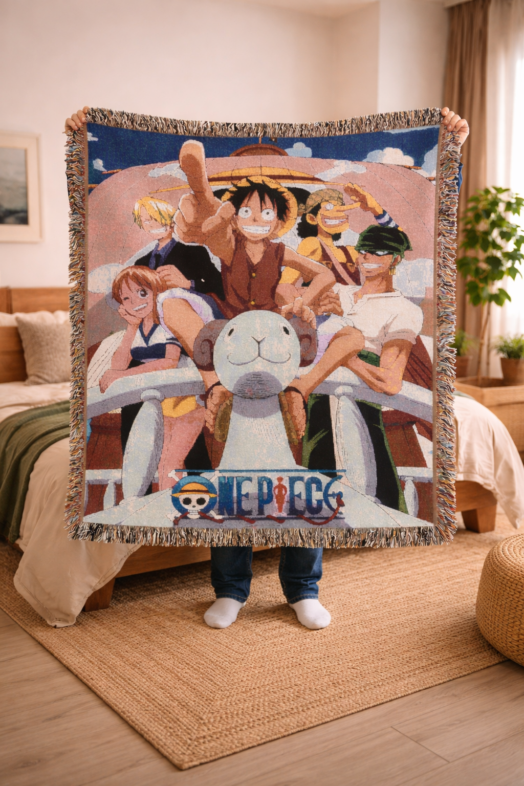 Anime Crew Woven Blanket Adventure Crew Cozy Throw