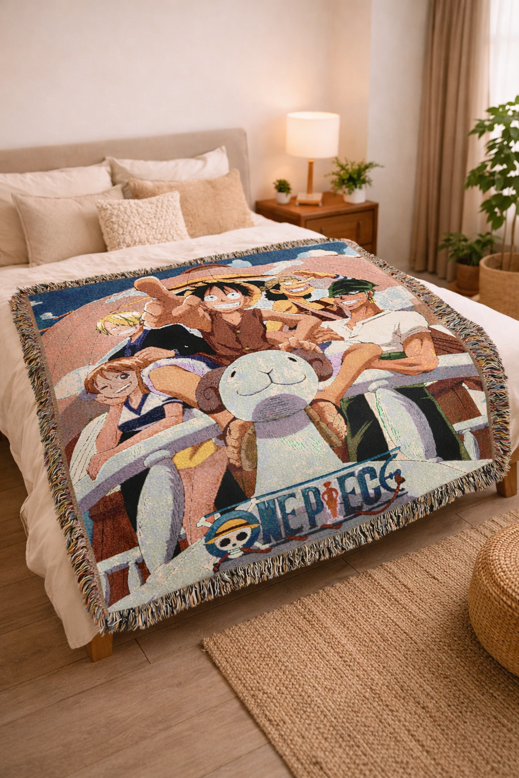 Anime Crew Woven Blanket Adventure Crew Cozy Throw