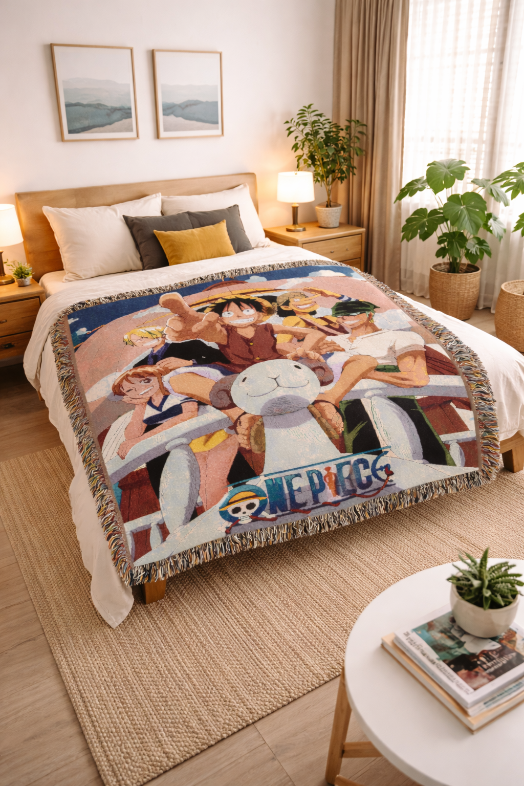 Anime Crew Woven Blanket Adventure Crew Cozy Throw