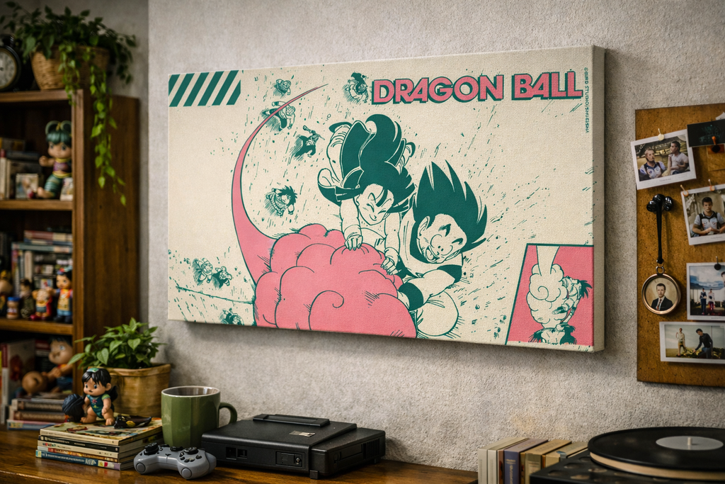 Energy Orb Anime Canvas | DB Inspired Wall Art