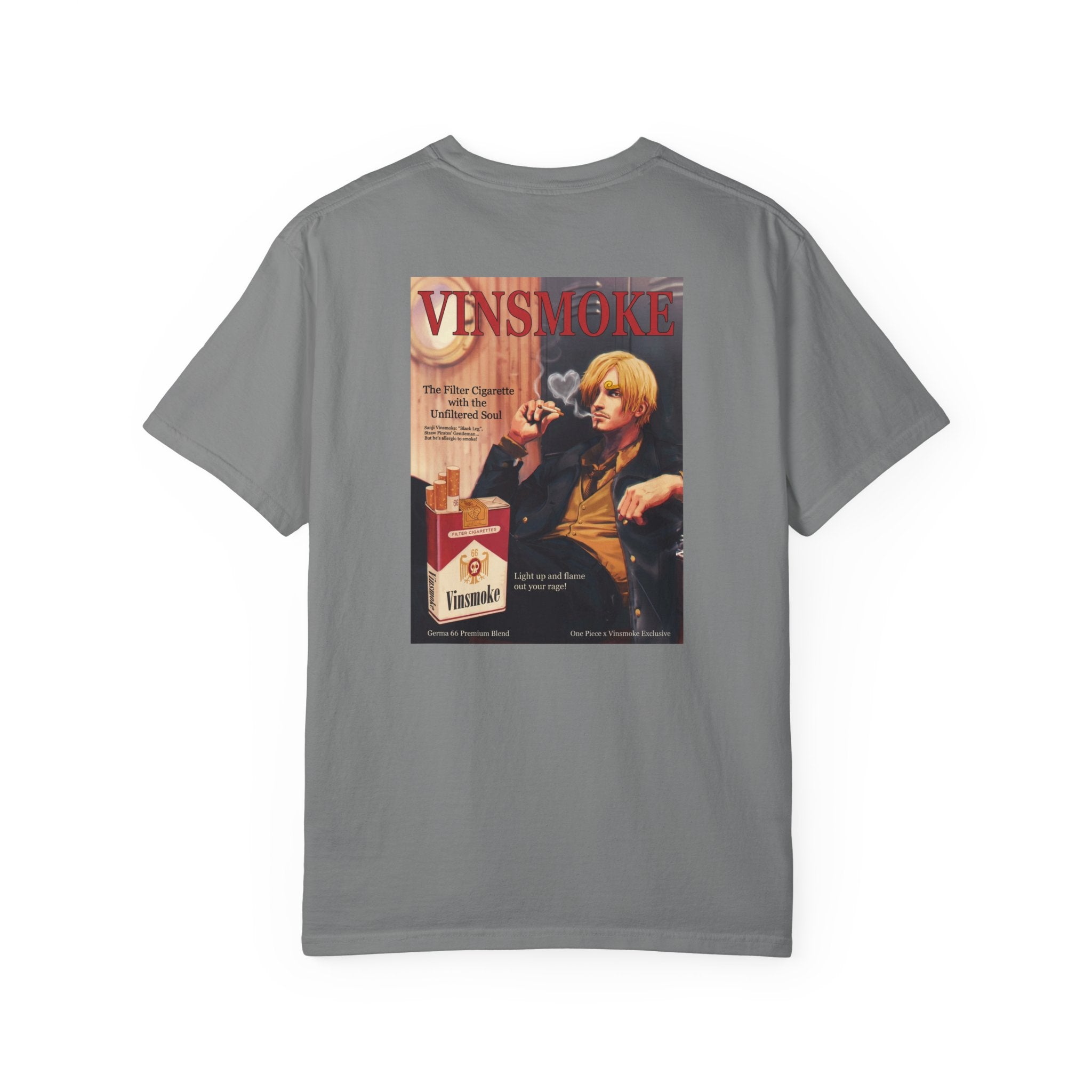 Vinsmoke Chef Retro Cigarette Ad T-shirt | Vintage Anime Tshirt