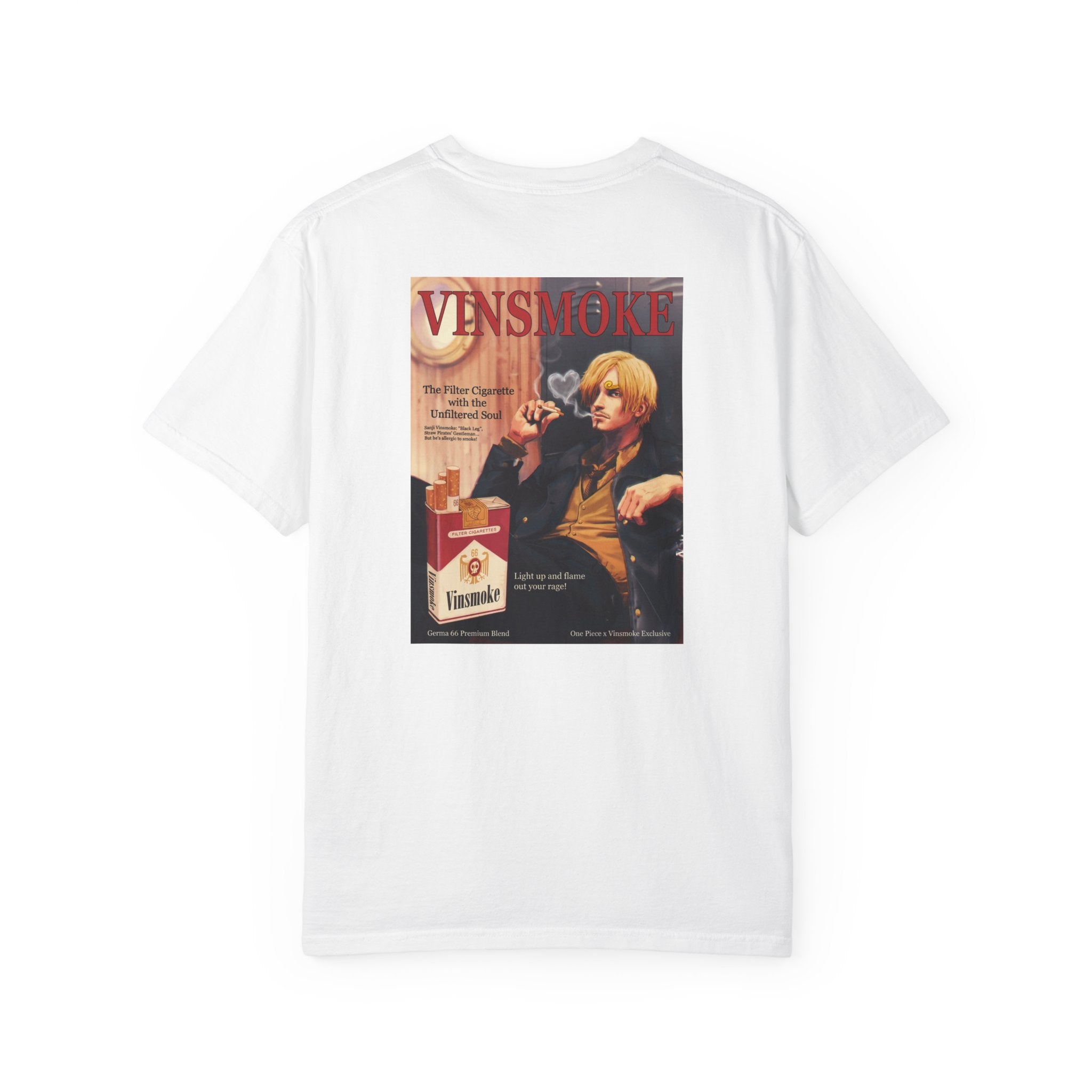 Vinsmoke Chef Retro Cigarette Ad T-shirt | Vintage Anime Tshirt